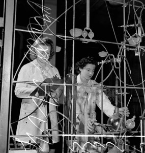 Experimentation … in a laboratory in 1944.