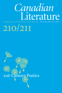 Cover of CanLit 210/211